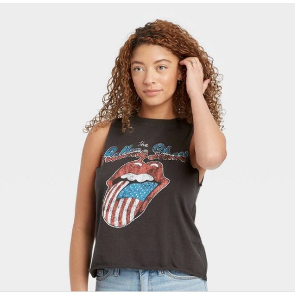 the Rolling Stones | Tops | The Rolling Stones Womens Xxl Black ...